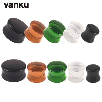 Vanku 10ШТ. Бижута за пиърсинг на ухото от червен камък, сензори, мъниче, Тунели, растяжитель, обеци от плът, удължител, модерен подарък