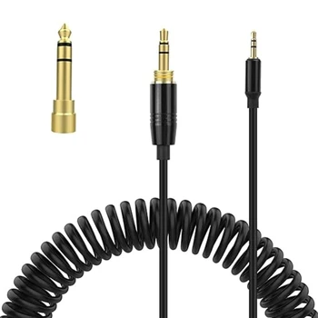 Надежден кабел за слушалки 3,5-2.5 мм за слушалки QC25 QC35 QC35II от полиуретан