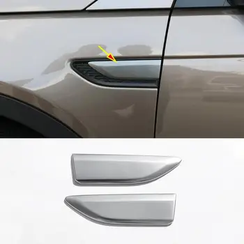 За Land Rover Discovery Sport L550 2020 Декоративна покритие на страничните вентилационни отвори Стикер от ABS-пластмаса Аксесоари за външността на автомобила 2 елемента