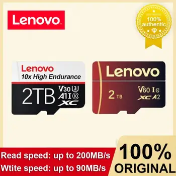 Lenovo 2 TB Карта с Флаш Памет, 1 TB 512 GB Micro SD TF Карта Mini SD Карти UHS-1 SD Карта Памет 256 GB 128 GB За Камерата на Телефона Nintendo