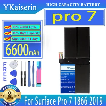 YKaiserin Battery pro 7 (G3HTA061H) 6600 mah За Surface Pro7 1866 2019 12,3 