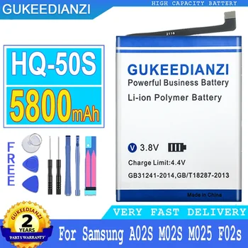 Преносимото батерия GUKEEDIANZI, HQ-50-ТЕ, HQ50S, 5800 мА/ч за Samsung Galaxy A02S, M02S (M025), F02S, Батерии за мобилни телефони
