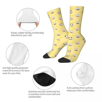 Хип-хоп реколта компресия чорапи с шарките на Мамон, луди мъжки компресия чорапи Унисекс, играта 