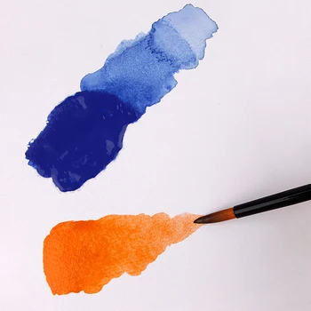 Водоустойчив и ярък Набор от акварельных бои 12 цвята за всякакви художествени нужди Ярки цветове Лесно