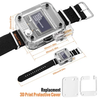 WiFi Deauther Watch V3 ESP8266 Програмируема платка за развитие, Носимые умен часовник OLED/Контрол/Изпитване инструмент ЛОТ