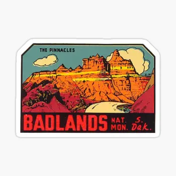 Национален парк Бэдлендс The Pinnacles V, 5 бр., стикери за декорация, бутилки за вода, Художественото оформление, аниме-етикети, Мультяшные украса