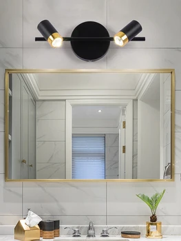 Модерен, Скандинавски Водоустойчив Огледален шкаф Блясък на Банята Led Огледало Фарове Нощно шкафче за спалня Хотелски Стенни осветителни тела