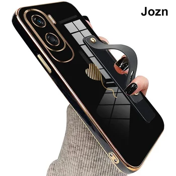 Калъф за телефон Jzon за Честта X50i 5G в изчистен стил с каишка-притежател на делото Противоударные защитни капаци