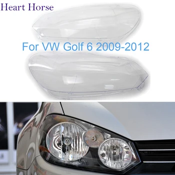 Капак Фарове За VW Golf6 Golf 6 2009-2012 Автомобилни Фарове Прозрачни Лампи, Лампиони Фарове Лещи Фарове
