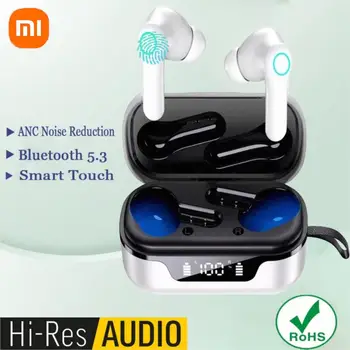 Слушалки Xiaomi Air Рецептори ANC Шушулките Bluetooth с шумопотискане, дигитален дисплей, слушалки с докосване, водоустойчиви слушалки за разговори HD