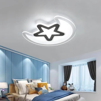 Модерен, ултра-акрилни led тавана лампа Moon Star, детски полилей, бебешки лампи за защита на очите, осветлението в стаята