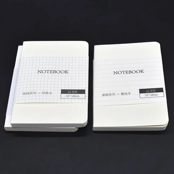 Стандартен чист квадратен бележник A6 с капак под формата на дневник, твърда хартиена корица 160 страници, 100 ГОРИВО, дневник, планиране, използване за рисуване на скици