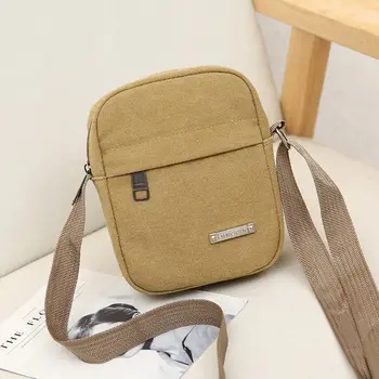 Висококачествена и лесна малка чанта на едно рамо, телефон, холщовая чанта, чанта през рамо, мъжка чанта, раница
