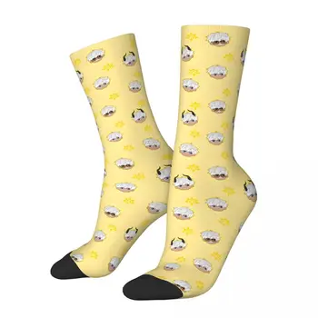 Хип-хоп реколта компресия чорапи с шарките на Мамон, луди мъжки компресия чорапи Унисекс, играта 