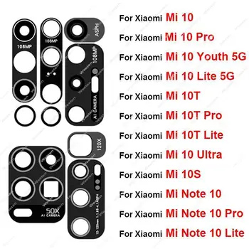 За Xiaomi MI 10S 10i Mi 10 Pro Ultra Lite 10T Lite Mi Note 10 Pro 5G Задната Камера Стъклен Обектив Залепваща Стикер резервни Части