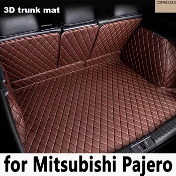 Най-добро качество! Пълен комплект автомобилни постелки за багажник на Mitsubishi Pajero Sport 7 места 2022-2016, чанта за багаж, безплатна доставка