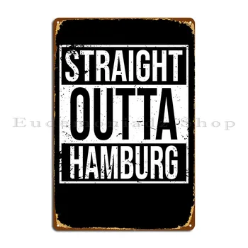Директно от Хамбург Метални Табели Индивидуален Бар Създаване на Калай Знак за хол по Поръчка