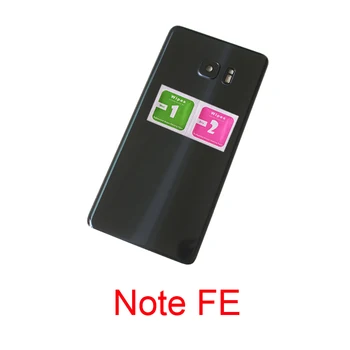 За Samsung Galaxy Note FE Фен Edition N935 Корпуса на телефона е Нова задна със стъклен капак, за да Note 7 N930 Черното злато