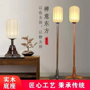 Нов лампиона в китайски стил, ретро, тиха настолна лампа за спалня в стил на Дзен, античен декоративен под лампа Нов лампиона в китайски стил, ретро, тиха настолна лампа за спалня в стил на Дзен, античен декоративен под лампа 0