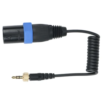 Saramonic с ключалка 3,5-3,5 мм от TRS до XLR с микрофонным изход, универсален аудио кабел за безжични приемници