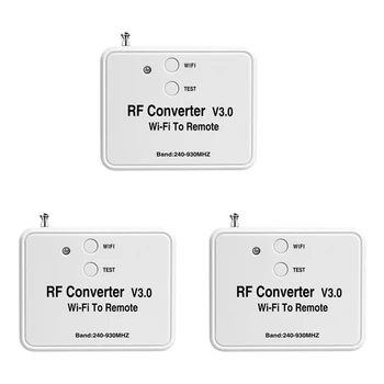 3X Wifi датчик за дистанционно управление на Rf Радиочастота Wifi дистанционно управление 240-930Mhz за гаражни врати 