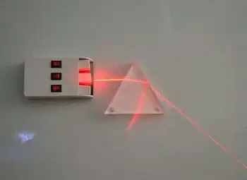 Експеримент с физическа оптика Равносторонняя триъгълна леща със силно магнитно поле за учене демонстрация
