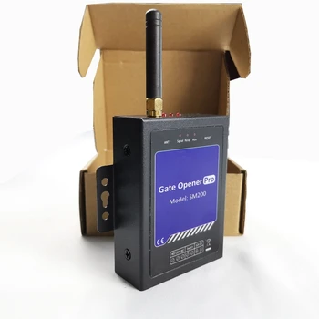 Дистанционно отваряне на гаражни врати SM200 GSM 2G /3G/4G Открыватель порта, Безжичен Превключващ ключ Smart Garage Remote Opener