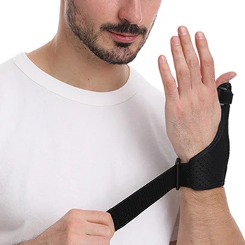 Пренасяне на палеца на около напульсника защита на обвивката на сухожилията и подкрепете с маншет алуминиева лента